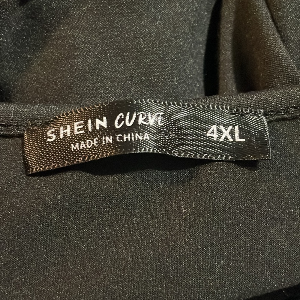 Shein Stylish Black and Teal Women's Top - Picture 5 of 10
